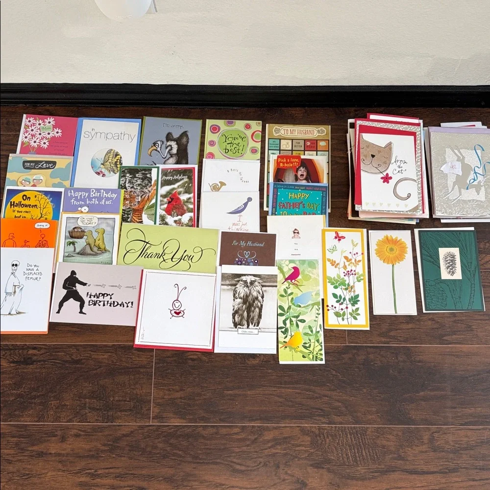🆕90 Piece Greeting Card Lot, All Occasions